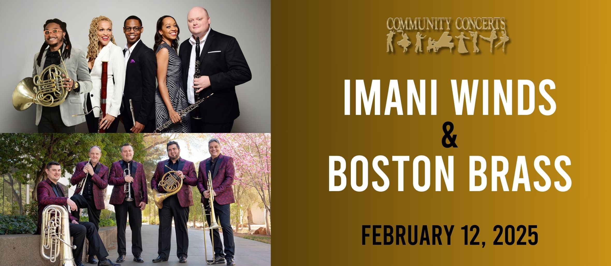 Imani Winds and Boston Brass