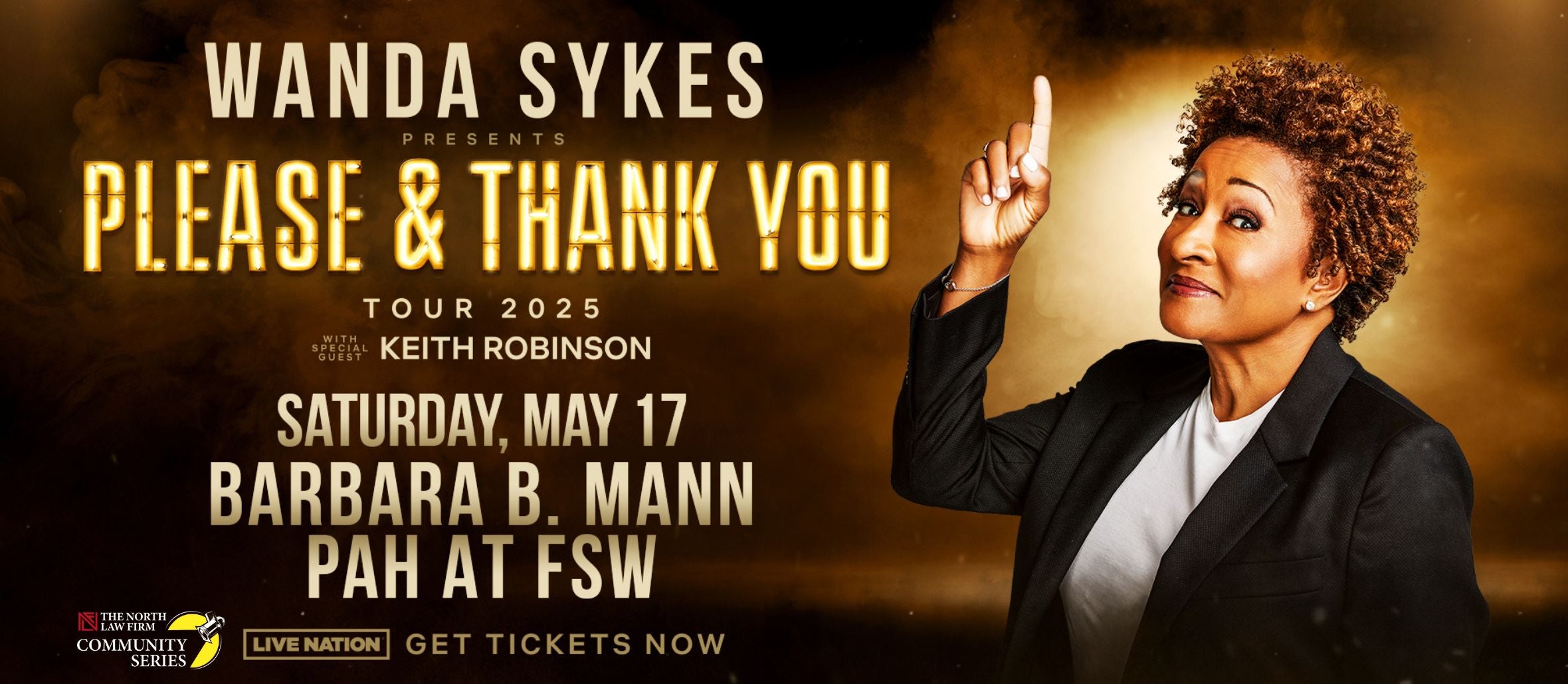 Wanda Sykes: Please & Thank You Tour with Special Guest Keith Robinson